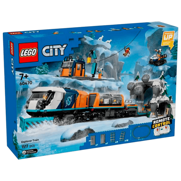 Constructor LEGO Explorer's Arctic Polar Express Train Transport/ Blue photo 1