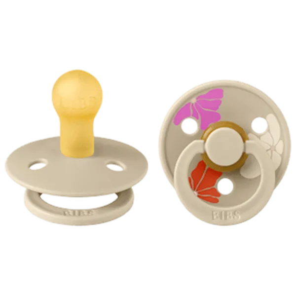 Suzetă cu tetina rotundă Bibs Studio Colour 12013103 Pentru fetițe / 6 luni - 18 luni / Latex / Vanilla photo 1 Suzetă cu tetina rotundă Bibs Studio Colour 12013103 Pentru fetițe / 6 luni - 18 luni / Latex / Vanilla photo 1