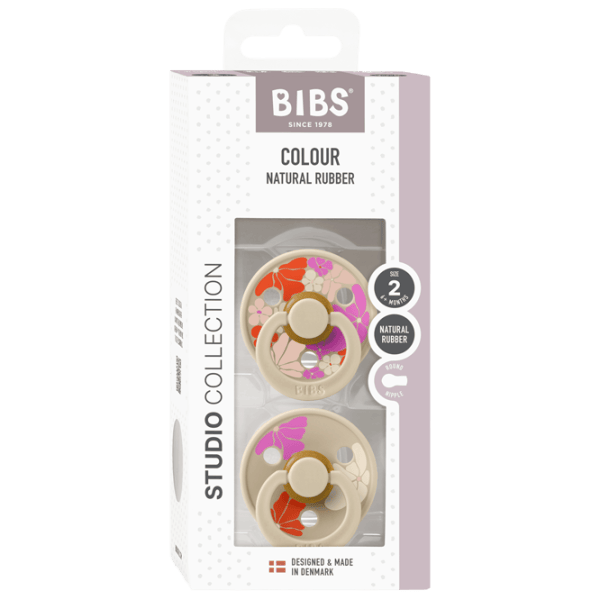 Suzetă cu tetina rotundă Bibs Studio Colour 12013103 Pentru fetițe / 6 luni - 18 luni / Latex / Vanilla photo 6 Suzetă cu tetina rotundă Bibs Studio Colour 12013103 Pentru fetițe / 6 luni - 18 luni / Latex / Vanilla photo 6