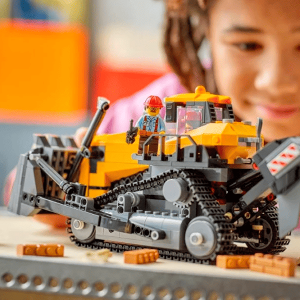 Constructor LEGO Bulldozer Transport/ Yellow photo 6