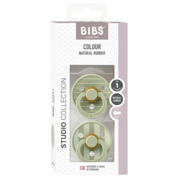 Suzetă cu tetina rotundă Bibs Studio Colour 11015102  Unisex / 0 luni - 6 luni / Latex / Green photo 4 Suzetă cu tetina rotundă Bibs Studio Colour 11015102  Unisex / 0 luni - 6 luni / Latex / Green photo 4
