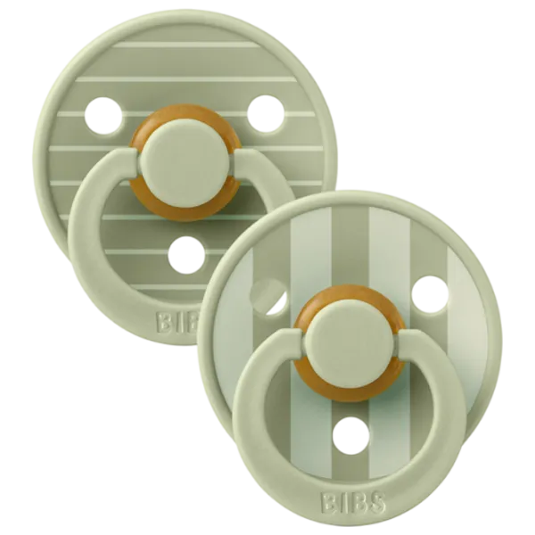 Suzetă cu tetina rotundă Bibs Studio Colour 11015102  Unisex / 0 luni - 6 luni / Latex / Green photo 5 Suzetă cu tetina rotundă Bibs Studio Colour 11015102  Unisex / 0 luni - 6 luni / Latex / Green photo 5