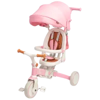 Трицикл Caretero Faro 25 кг / Розовый