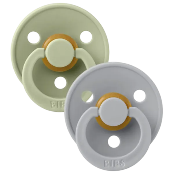 Suzetă cu tetina rotundă Bibs Studio Colour 171331 Unisex / 18 luni - 36 luni / Latex / Sage Green photo 2 Suzetă cu tetina rotundă Bibs Studio Colour 171331 Unisex / 18 luni - 36 luni / Latex / Sage Green photo 2
