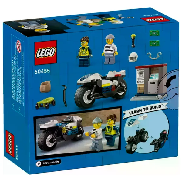 Constructor LEGO Police Motorcycle Clasic/ White photo 3