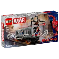 Constructor LEGO Spider-Man Vs. Doc Ock Subway Train Scene Scenă din film/ Gray