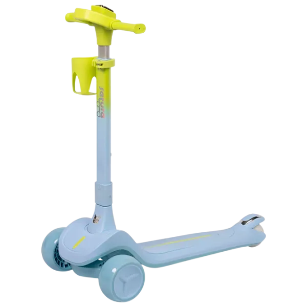 Детский трёхколёсный самокат Caretero Satura (CT.225900) 50 кг/ Синий photo 1