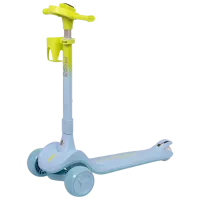 Trotinetă pentru copii cu trei roți Caretero Satura (CT.225900) 50 kg/ Blue