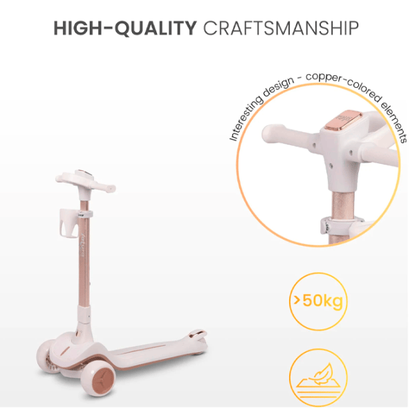 Детский трёхколёсный самокат Caretero Satura (CT.225900) 50 кг/ Розовый photo 14 Детский трёхколёсный самокат Caretero Satura (CT.225900) 50 кг/ Розовый photo 14