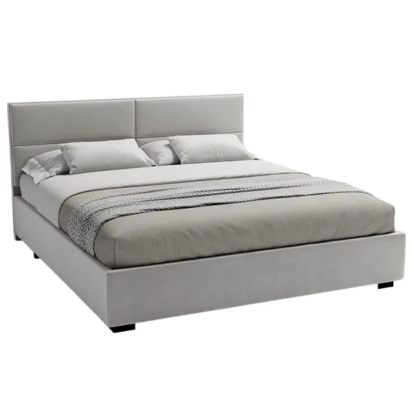 Кровать My-Style my-Lori 200 x 200 см / Фанера / Серый photo 1