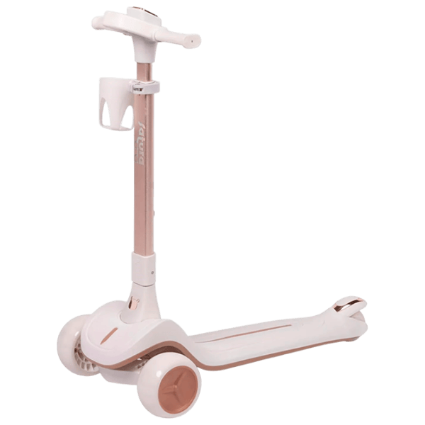 Trotinetă pentru copii cu trei roți Caretero Satura (CT.225900) 50 kg/ White photo 1