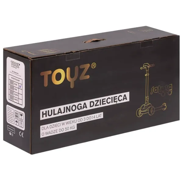 Trotinetă pentru copii cu trei roți Caretero Satura (CT.225900) 50 kg/ White photo 9