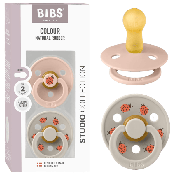 Соска круглая Bibs Studio Colour 12025101 Унисекс / 6 месяцев - 18 месяцев / Латекс / Blush Pink photo 5