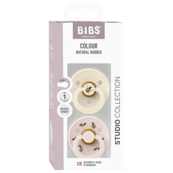 Соска круглая Bibs Studio Colour 11024103 Унисекс / 0 месяцев - 6 месяцев / Латекс / Слоновая кость photo 6