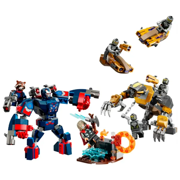 Constructor LEGO Avengers: Endgame Thor Vs. Chitauri Scenă din film/ Blue photo 2