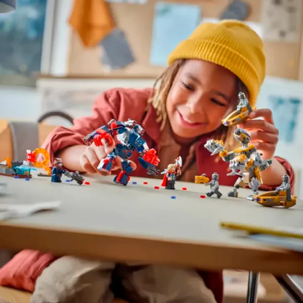 Constructor LEGO Avengers: Endgame Thor Vs. Chitauri Scenă din film/ Blue photo 3