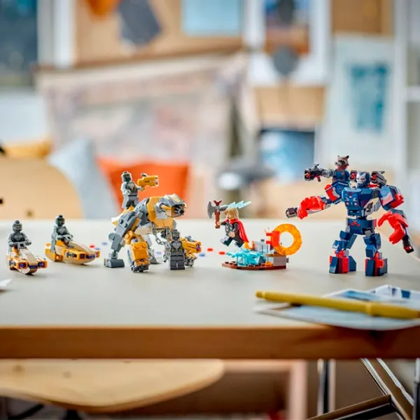 Constructor LEGO Avengers: Endgame Thor Vs. Chitauri Scenă din film/ Blue photo 6