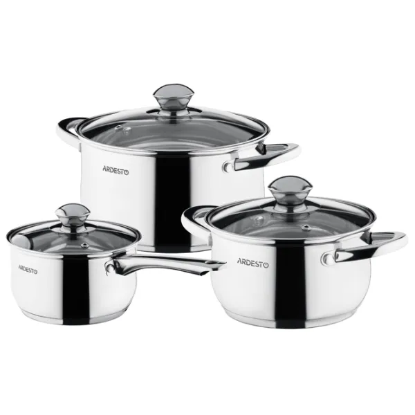 Set de cratițe Ardesto Gemini Gourmet Varese 2.5l Oțel inoxidabil / Inox photo 1