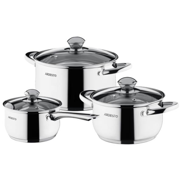 Set de cratițe Ardesto Gemini Gourmet Varese 2.5l Oțel inoxidabil / Inox photo 1