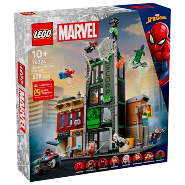 Constructor LEGO Spider-Man Vs. Oscorp Clasic/ Gray photo 1