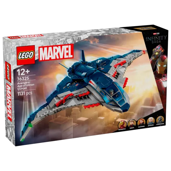 Constructor LEGO Avengers: Age Of Ultron Quinjet Scenă din film/ Blue photo 1