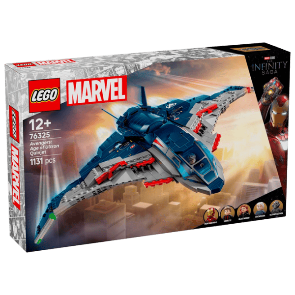 Constructor LEGO Avengers: Age Of Ultron Quinjet Scenă din film/ Blue photo 1