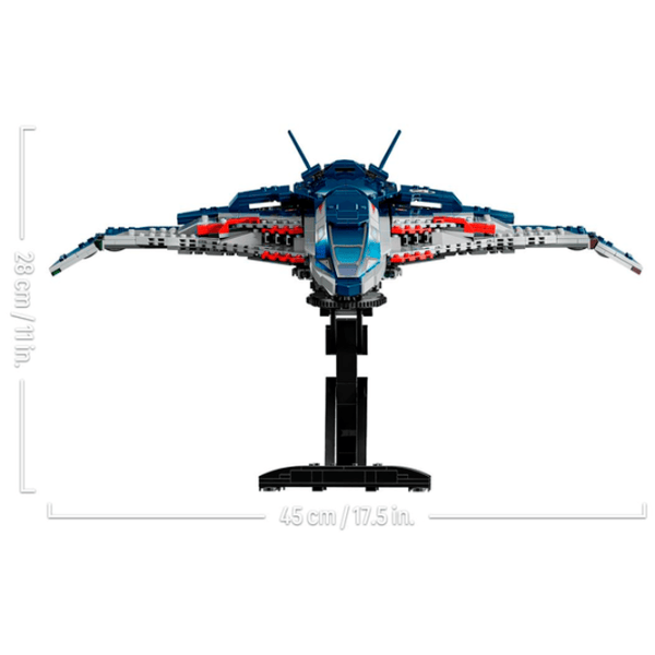 Constructor LEGO Avengers: Age Of Ultron Quinjet Scenă din film/ Blue photo 6