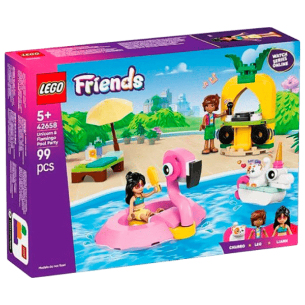 Constructor LEGO Unicorn & Flamingo Pool Party Clasic/ Pink photo 1