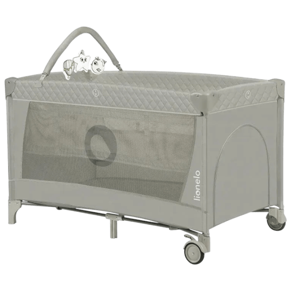 Țarc pentru copii Lionelo Flower (LN.224834) 0 luni - 3 ani / Cappuccino photo 1