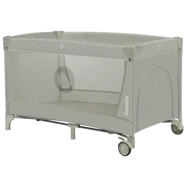 Țarc pentru copii Lionelo Flower (LN.224834) 0 luni - 3 ani / Cappuccino photo 2