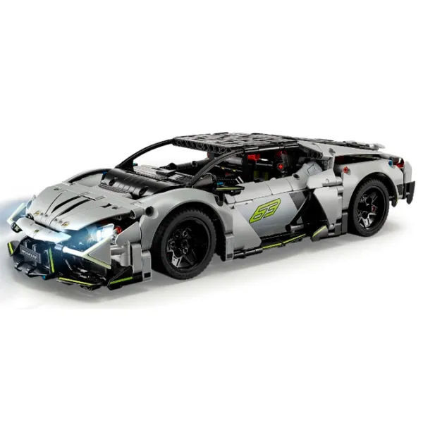 Constructor cu telecomandă LEGO Lamborghini Revuelto Mașină/ Gray photo 2