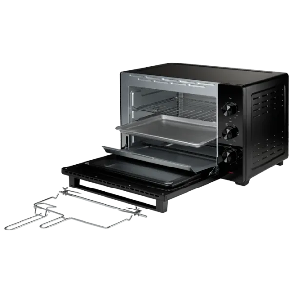 Электрическая печь Hisense HOM45M 45 л / 2000 Вт / Черный photo 4 Электрическая печь Hisense HOM45M 45 л / 2000 Вт / Черный photo 4