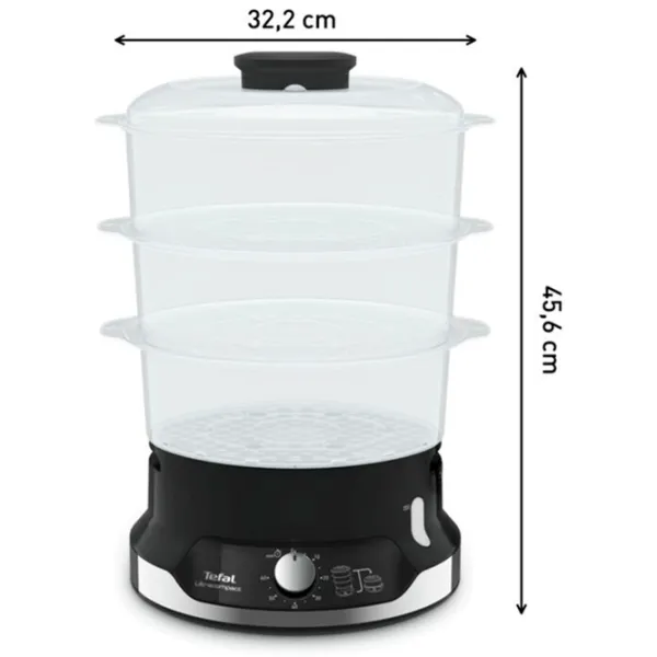 Пароварка Tefal VC204810 800 Вт / Черный photo 2 Пароварка Tefal VC204810 800 Вт / Черный photo 2