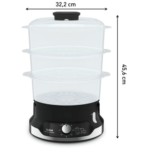 Пароварка Tefal VC204810 800 Вт / Черный photo 2 Пароварка Tefal VC204810 800 Вт / Черный photo 2