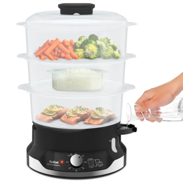 Пароварка Tefal VC204810 800 Вт / Черный photo 3 Пароварка Tefal VC204810 800 Вт / Черный photo 3