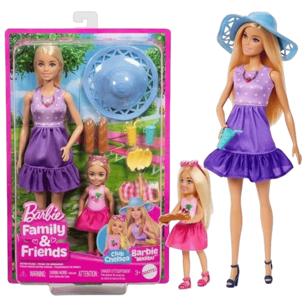 Păpușă Barbie Barbie and Chelsea Sisters JBF43  model / 3+ photo 3
