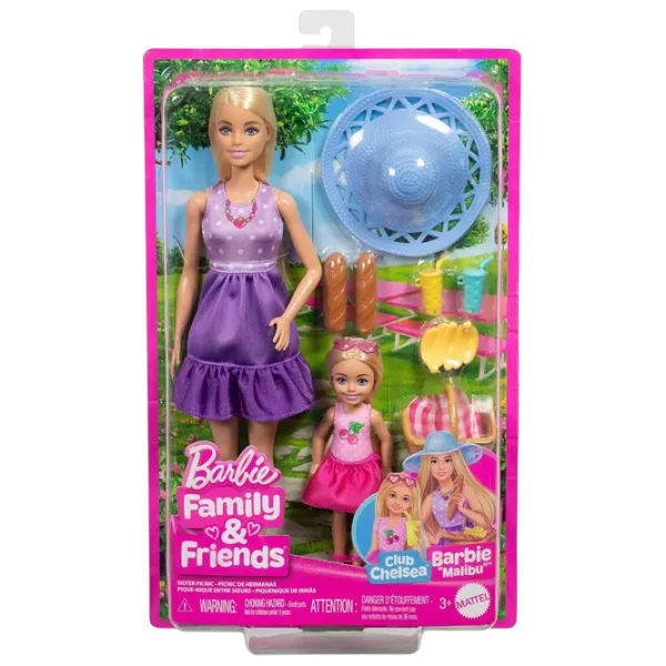 Păpușă Barbie Barbie and Chelsea Sisters JBF43  model / 3+ photo 7