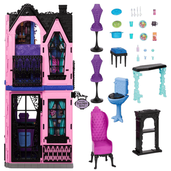 Căsuță pentru păpuși Monster High Boo-tique Hotel JBF16 căsuță / 3+ photo 1