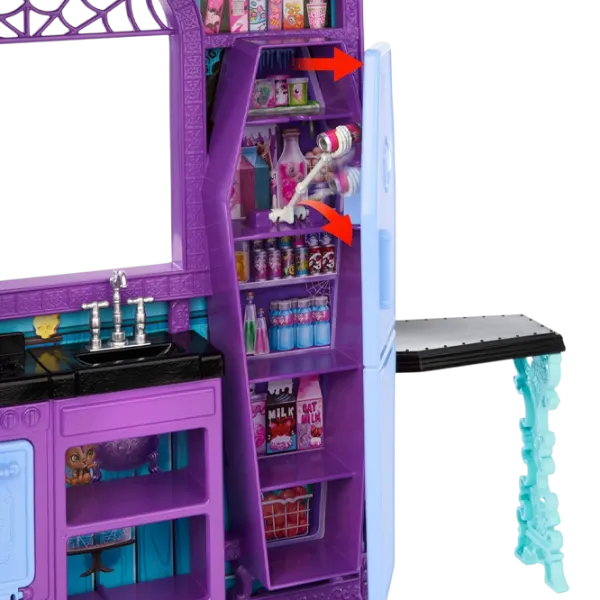 Căsuță pentru păpuși Monster High Boo-tique Hotel JBF16 căsuță / 3+ photo 2