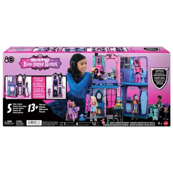 Căsuță pentru păpuși Monster High Boo-tique Hotel JBF16 căsuță / 3+ photo 4