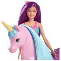 Păpușă Mattel Doll and Unicorn HYT62 model / 3+ photo 2