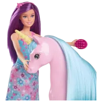 Păpușă Mattel Doll and Unicorn HYT62 model / 3+ photo 3