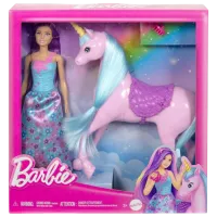 Păpușă Mattel Doll and Unicorn HYT62 model / 3+ photo 6