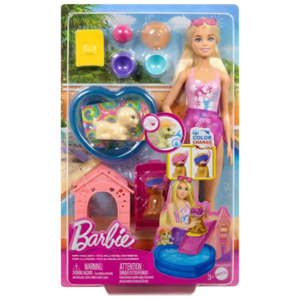 Набор Barbie Pool Party Toy JBF35 модель / 3+ photo 6 Набор Barbie Pool Party Toy JBF35 модель / 3+ photo 6