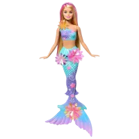 Păpușă Barbie Blooming Flowers JDM72 sirenă / 3+