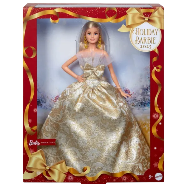 Кукла Barbie 2025 Holiday Barbie JBH95  модель / 3+ photo 6