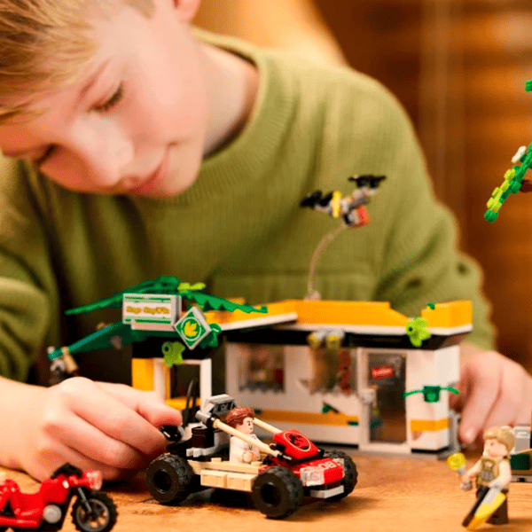 Constructor LEGO Raptor & Titanosaurus Tracking Mission Clasic/ Gray photo 3