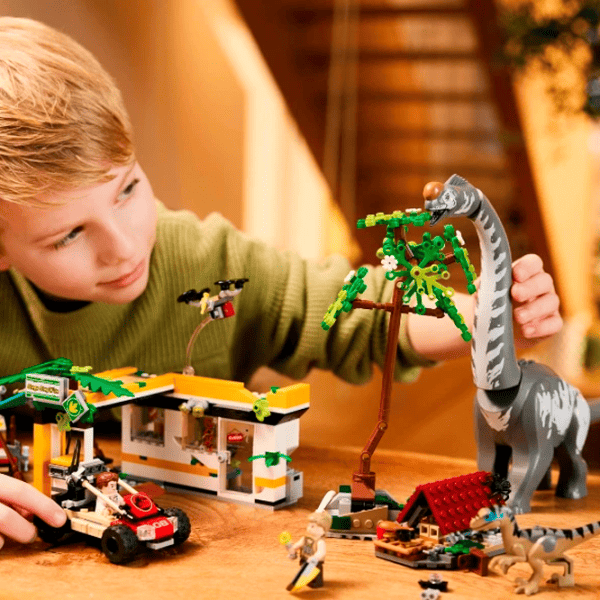 Constructor LEGO Raptor & Titanosaurus Tracking Mission Clasic/ Gray photo 6