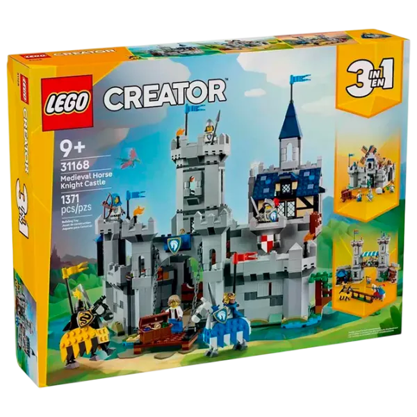 Constructor LEGO Medieval Horse Knight Castle Clasic/ Gray photo 1