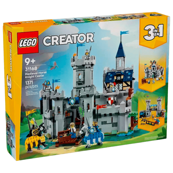 Constructor LEGO Medieval Horse Knight Castle Clasic/ Gray photo 1